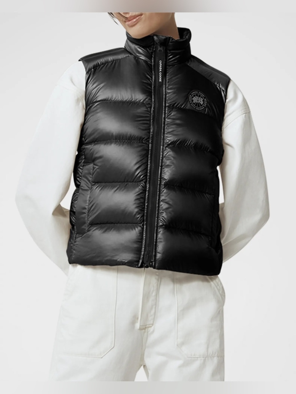 Canada Goose Cypress Puffer Vest Black Logo Size S Full Set Brand New - Picture 7 of 16